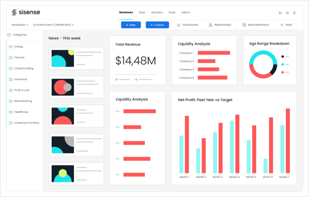 Top 12 Best Embedded Analytics Platforms Embedded analytics platform - Sisense